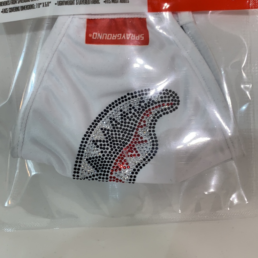 Spray-ground bling mask White - Picture 4 of 5